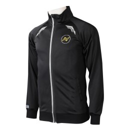 J914 massively customized black zipper jacket, ribbed cuff embroidery, front and back reflective strip zipper jacket, zipper jacket center J914 massively customized black zipper jacket, ribbed cuff embroidery, front and back reflective strip zipper jacket, zipper jacket center